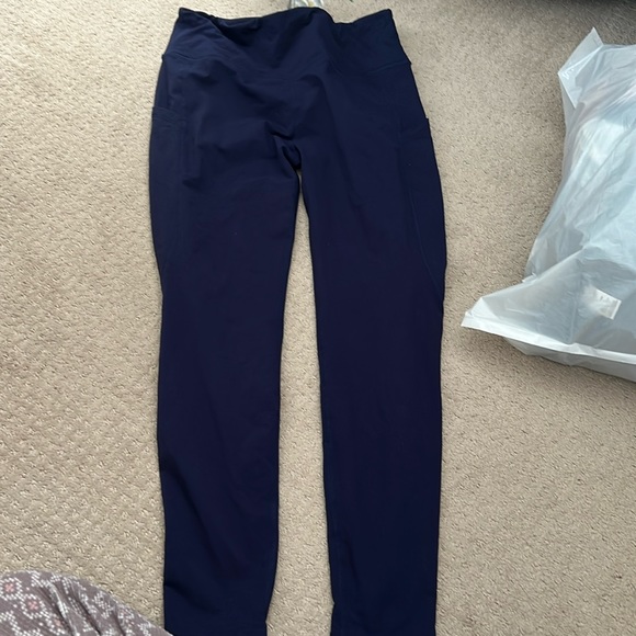 Navy fleece lined  leggings - Picture 1 of 1